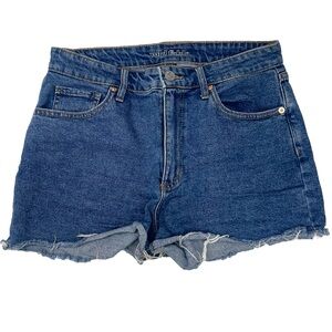 Wild Fable Super High-Rise Cutoff Jean Denim Shorts, Light Wash, Women Size 8